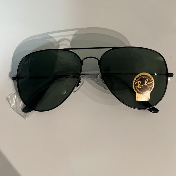 Rayban Aviator large Metal [ All Black ] - Picture 2 of 5